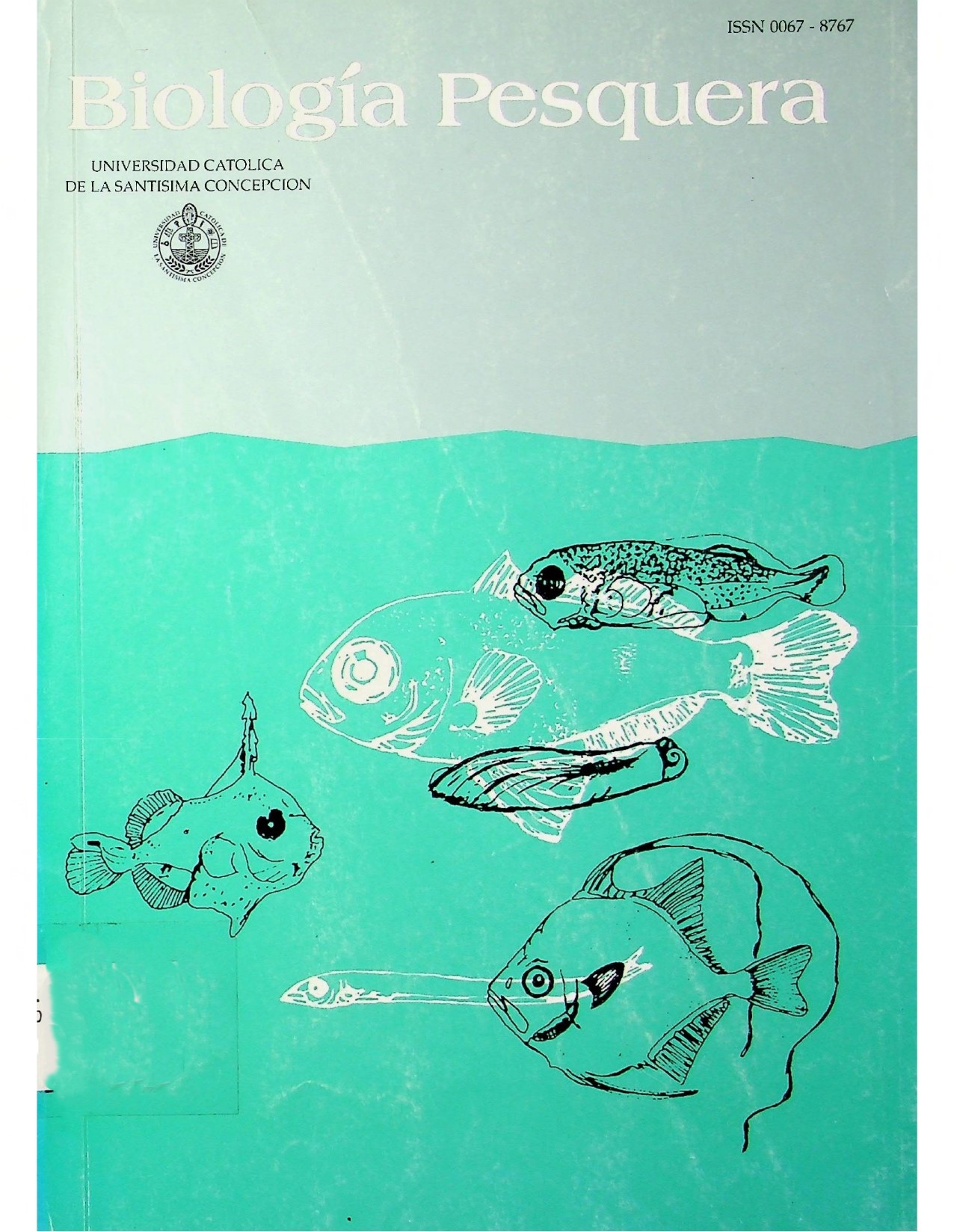 Portada del último número de la revista Biología Pesquera